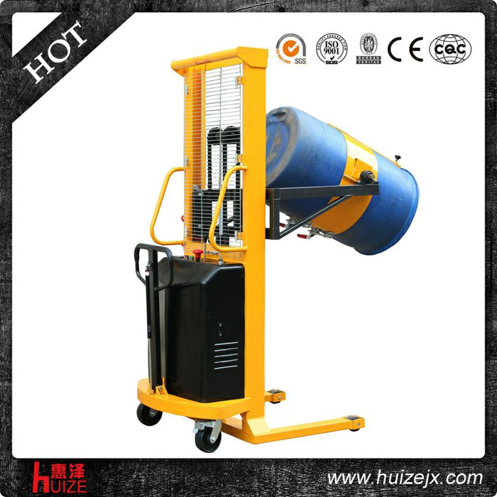 半電動多功能油桶車（單門架，夾塑桶）2