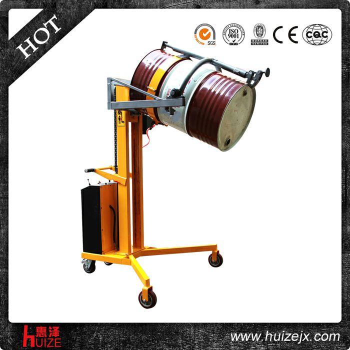 半電動(dòng)油桶車（直角腿，夾鐵桶翻轉(zhuǎn)）