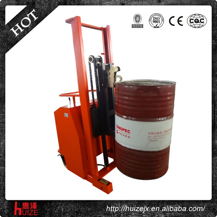 半電動(dòng)配重油桶車（無(wú)底腿,只堆垛，不翻轉(zhuǎn)）